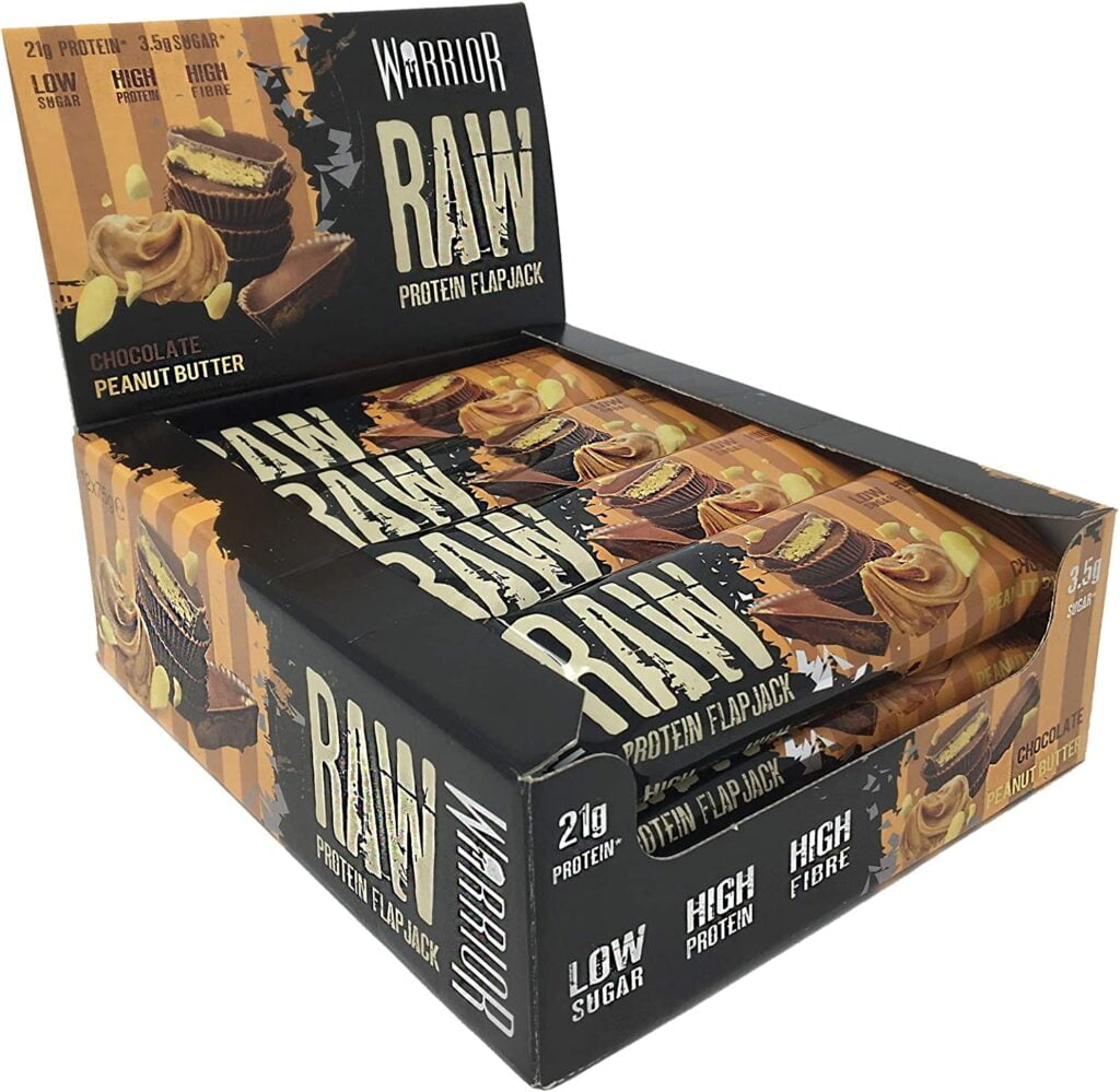 Warrior Raw Protein FlapJak Chocolate Peanut Butter 12 x 75g