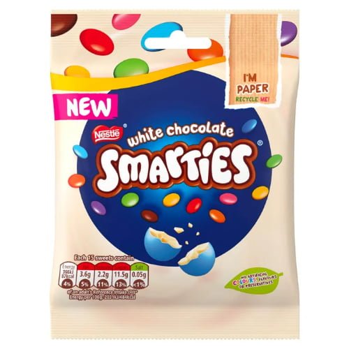 Nestle NEW SMARTIES White Chocolate Bag