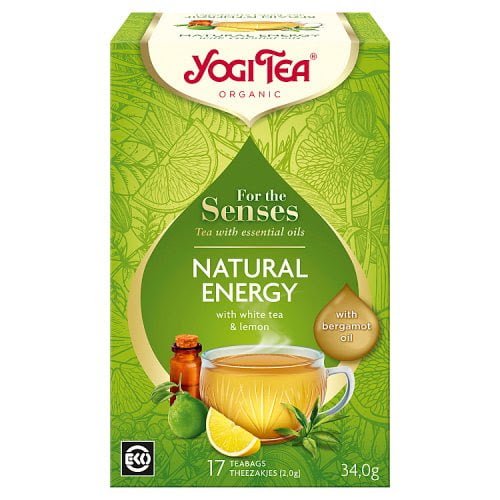 Yogi Tea Natural Energy with White Tea & Lemon and Bergamot Oil Bio 17 Bags 34g
