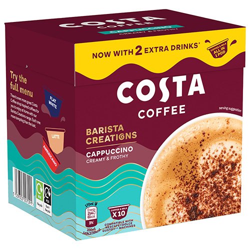 Costa Coffee Dolce Gusto (comp) Cappuccino 10caps