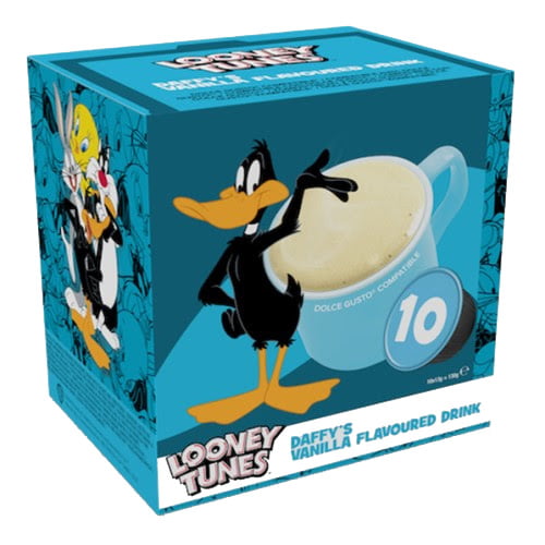 Looney Tunes Dolce Gusto 10 Pods Daffy’s Vanilla Flavour 130g
