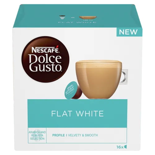 Nescafe Dolce Gusto Flat White Coffee 16Cap 187.2g