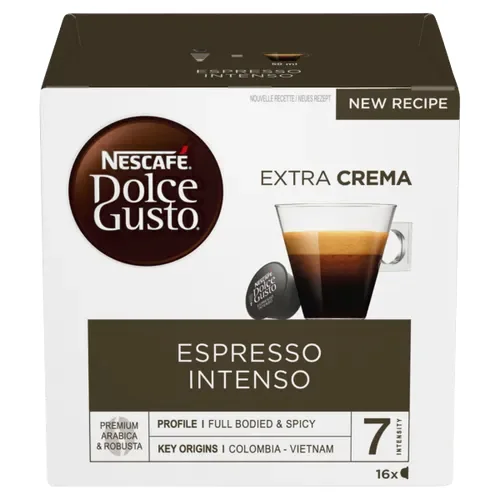 Nescafe Dolce Gusto Espresso Intenso Coffee Pods 16Caps 112G
