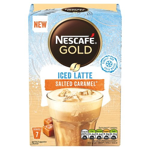 Nescafe Gold Iced Salted Caramel Latte 7 sachets 101.5g
