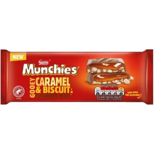 Nestle Munchies Caramel Biscuit Block