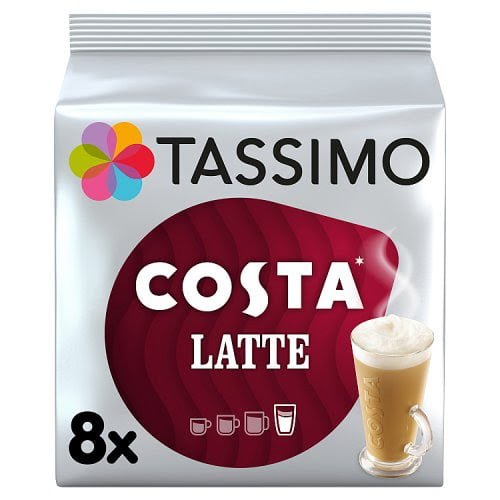 Tassimo Costa Latte Pods 8 Pack