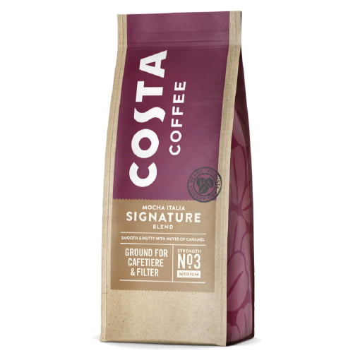 Costa Coffee Signature Blend Roast & Ground for Cafetiere & Filter Coffee