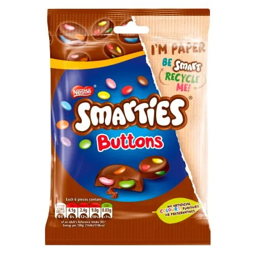 SMARTIES Buttons Milk Pouch